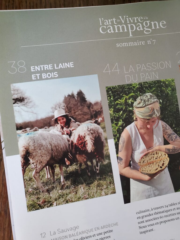 sommaire du magazine L'art de vivre à la campagne n°7